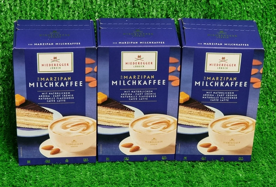 (33,17€/kg) 3x Niederegger Marzipan MILCHKAFFEE Mandelgeschmack 10 Beutel Vers0€