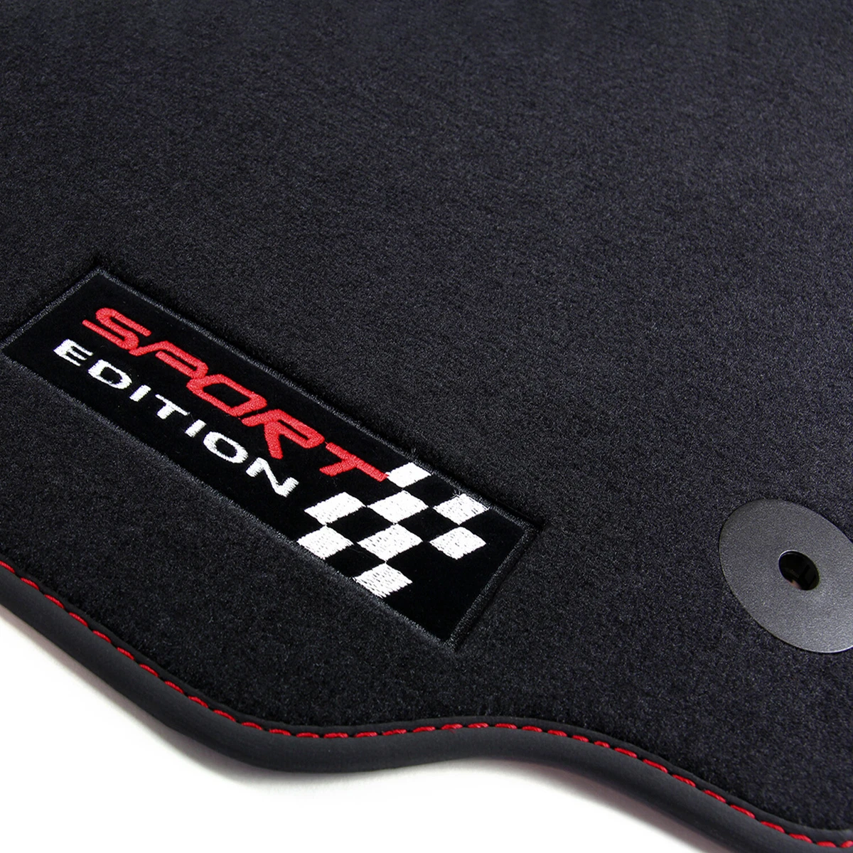 Set Tappetini Auto In Moquette Per SEAT ALTEA XL FREETRACK (2006-2016) - Made In Italy, Colore Nero, Personalizzabili Con Logo E Bordi Colorati - 4