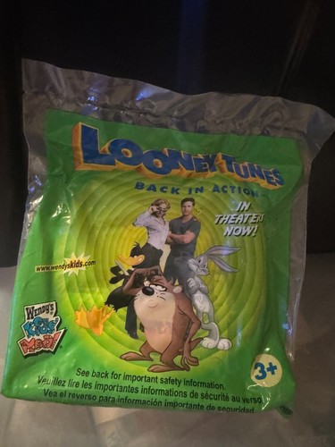 Wendy's Kids Meal 2003 Looney Tunes Back In Action Toy Taz New Sealed