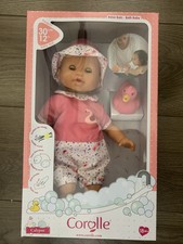 Corolle Bebe Bath Calypso Mon Premier Poupon 12 Baby Doll And Rubber Duck For Sale Online Ebay