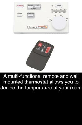 Builders Box 36 in. Heater Fixed Front Electric Fireplace Insert with  remote for sale online | eBay
