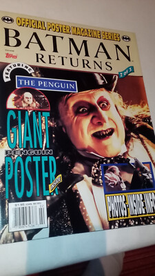 Batman Returns official Poster Magazine Penguin Poster Heft 61x80cm, Selten 1992