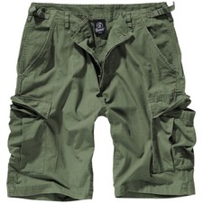 Brandit BDU Shorts Fishing Outdoor Mens Hiking Hunting Military Airsoft Olive