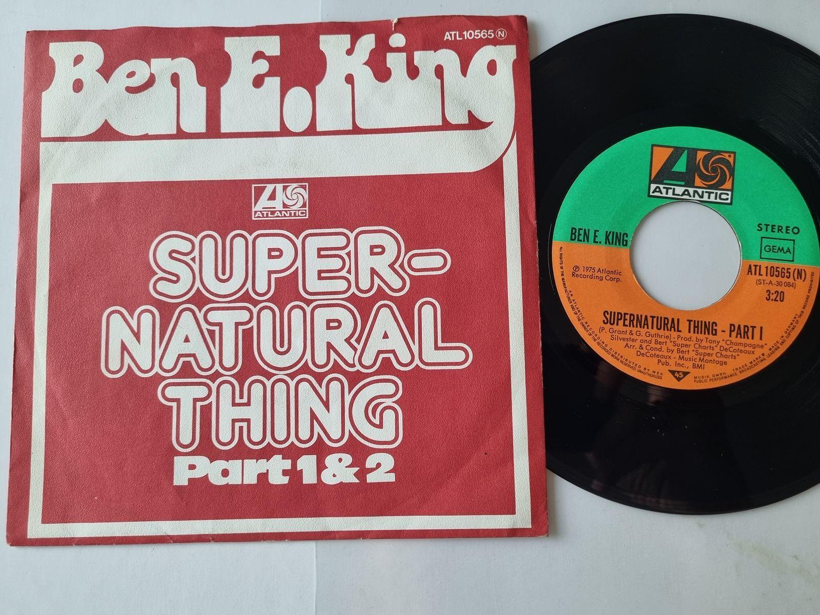 7"" Single Ben E. King - Supernatural thing Vinyl Germany