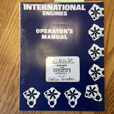 International Ih 312 Ududt-360414466 Engine Operation Maintenance Manual