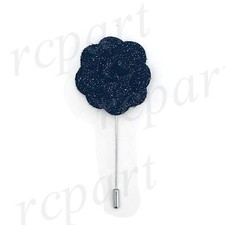 New formal Men's Suit chest brooch blue flower lapel pin wedding fashion party