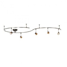 WAC Lighting LM-T8-PT LV Monorail 8-Feet Rail...
