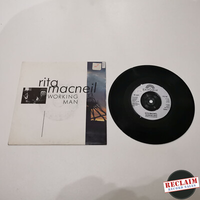 rita macneil working man 7'' vinyl record very good condition