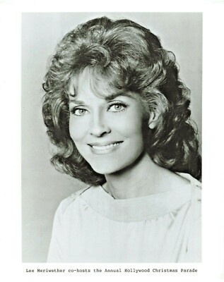 Lee Meriwether 1980s Press Photo 8x10 Publicity Hollywood Christmas Parade  P33c