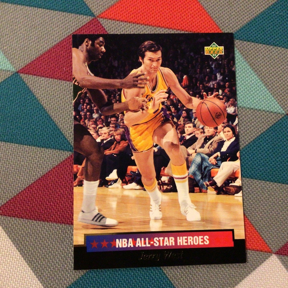 Jerry West #10 lakers HOF 1992-93 Upper Deck GOLD (rare 1 in