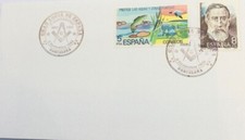 MASONIC COVER. SPAIN. 1992 10TH ANNIV. GRAN LOGIA DE ESPANA