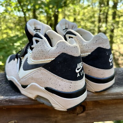 Size 8 Nike Air Force 180 Sail Black 310095-101 Mens White 2017 | eBay