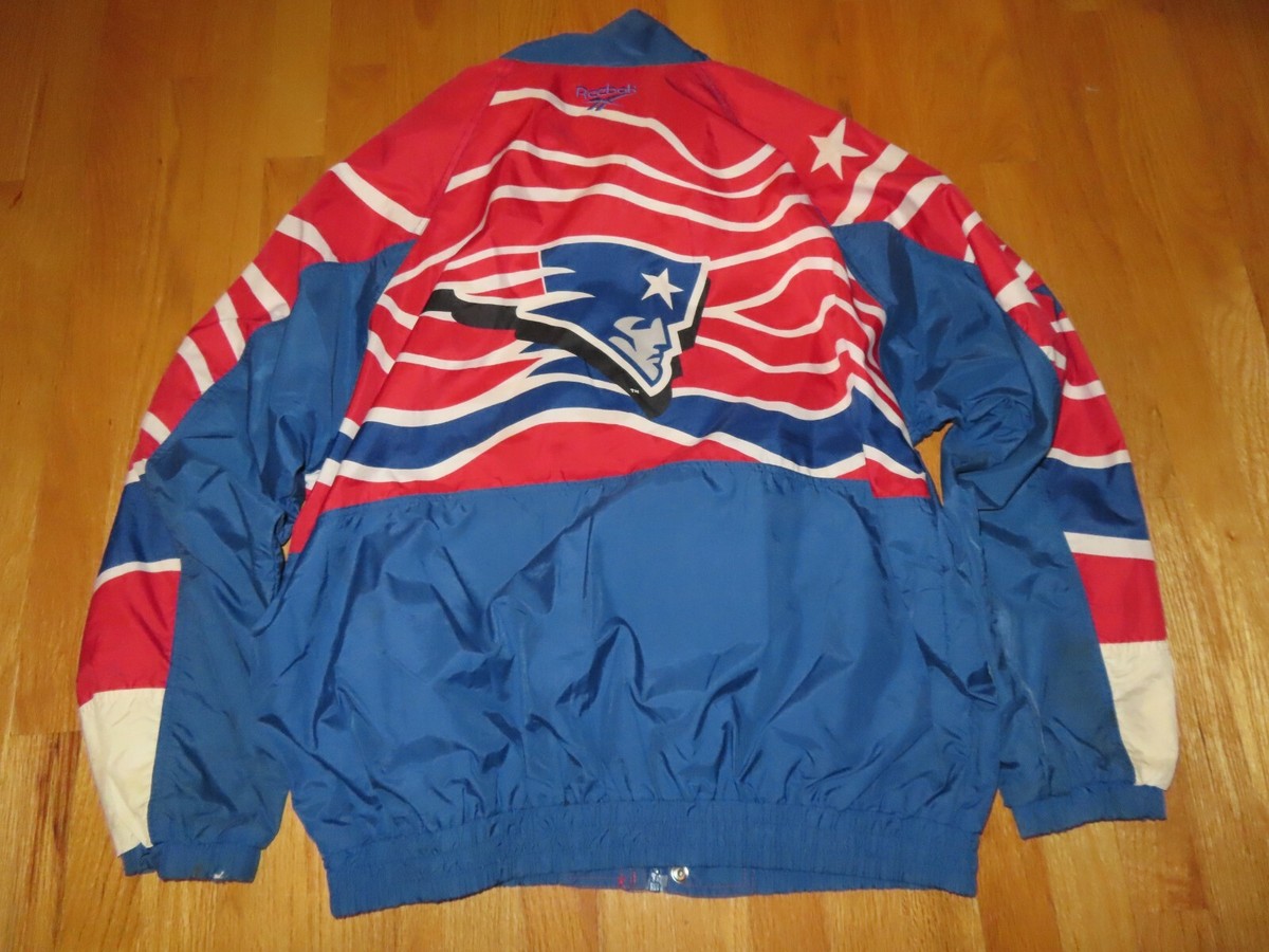 Reebok Pro-Line Authentic NEW ENGLAND PATRIOTS Zippered (XL