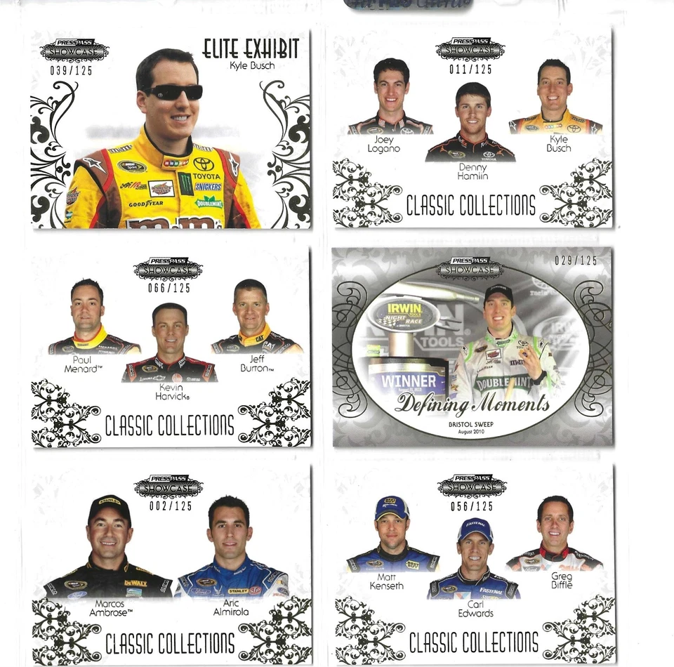 2012 Showcase NUMBERED GOLD PARALLEL #39 Jimmie Johnson #017/125!-1 CARD ONLY! - Image 3 of 4