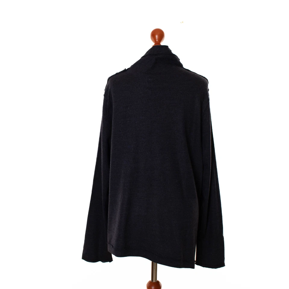 Damen OSKA Blau 100% Schurwolle Pullover Größe 3  12828 - Bild 4 von 4