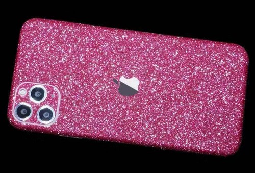 Für iPhone 11 Pro Max Glitzer Ganzkörper Skin Aufkleber Bling Sticker Schutz - Bild 11 von 46