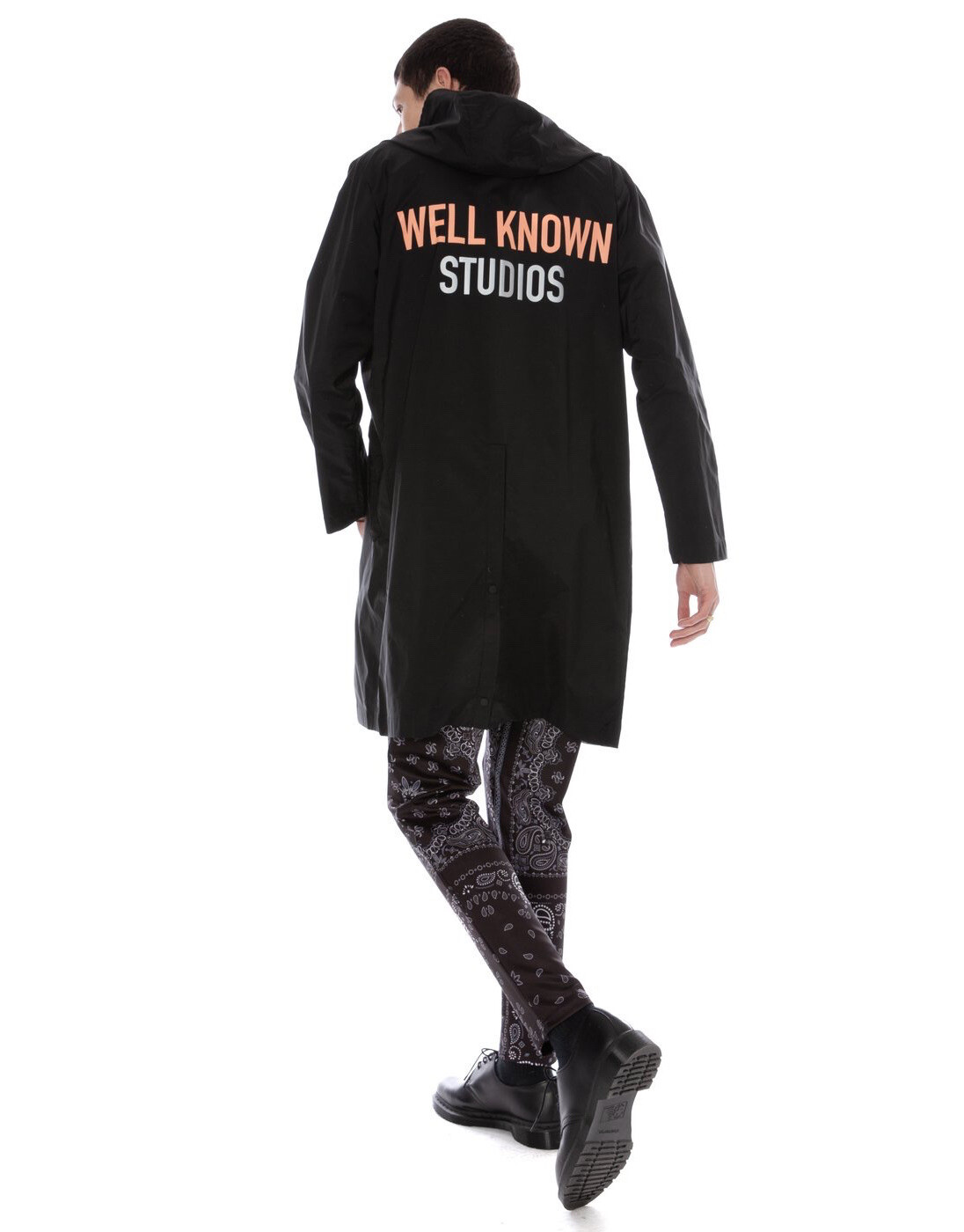 FILA BEN NOTO STUDIOS The Park Row Cappotto Giacca Nero Miliardario Ragazzi Club Large L