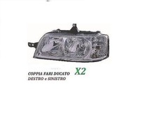 COPPIA FARI FANALE PROIETTORE ANTSX-DX FIAT DUCATO DAL 2002 AL 2005 H7-H1