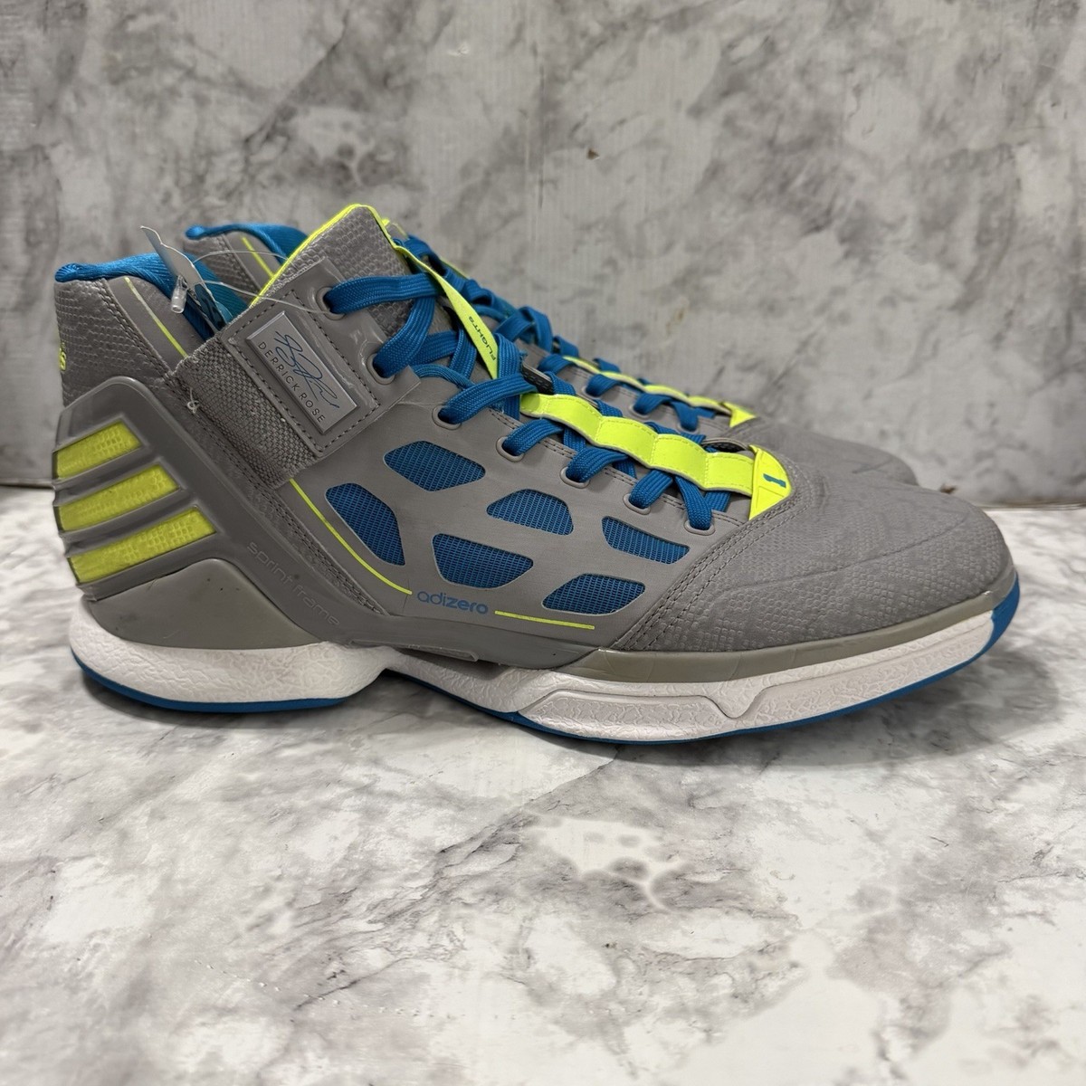 Adidas Windy City Rose 2 Mens 9.5 Gray Mid Basketball AdiZero Sneakers  Athletic | eBay