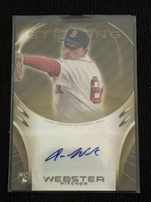 Topps 2013 Bowman Sterling Gold Refractor Allen Webster #BSAR-AW /50 Red Sox