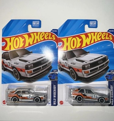 2025 Hot Wheels 84 Audi Sport Quattro Silver Treasure Hunt Lot of 2 Matchbox