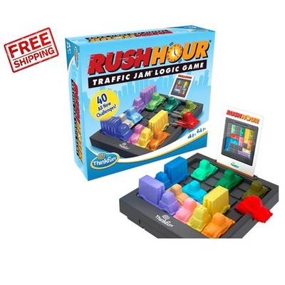 Rush Hour Indoor Logic Game - 40 Unique Challenges for Critical Thinkers