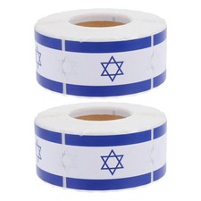 2 Rolls Flag Labels Stickers: 50x30mm Self-Adhesive Scrapbook Planner