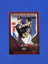 Carl Wise Signed 2015 Panini Elite Extra Edition Blue Jays Auto #123 autograph