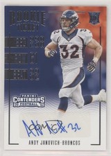 2016 Panini Contenders Rookie Ticket Andy Janovich #248 Auto 0d8