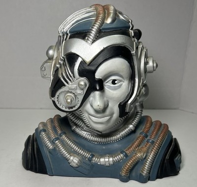Vintage Star Trek Borg Bust Coin Bank Thinkway 1993 TNG