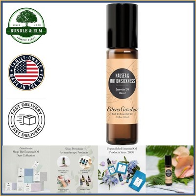 Pure Essential Oil Blend for Soothing Nausea and Motion Sickness Symptoms