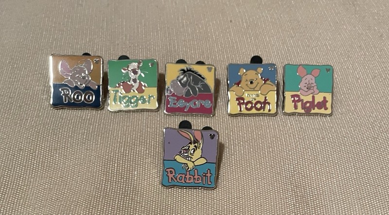 Disney Trading Pin Set WINNIE THE POOH 2012: Full Set with "RABBIT" STARTER PIN!