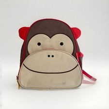 Skip Hop Monkey Backpack Kids Toddlers Small Bookbag Zoo Brown Red