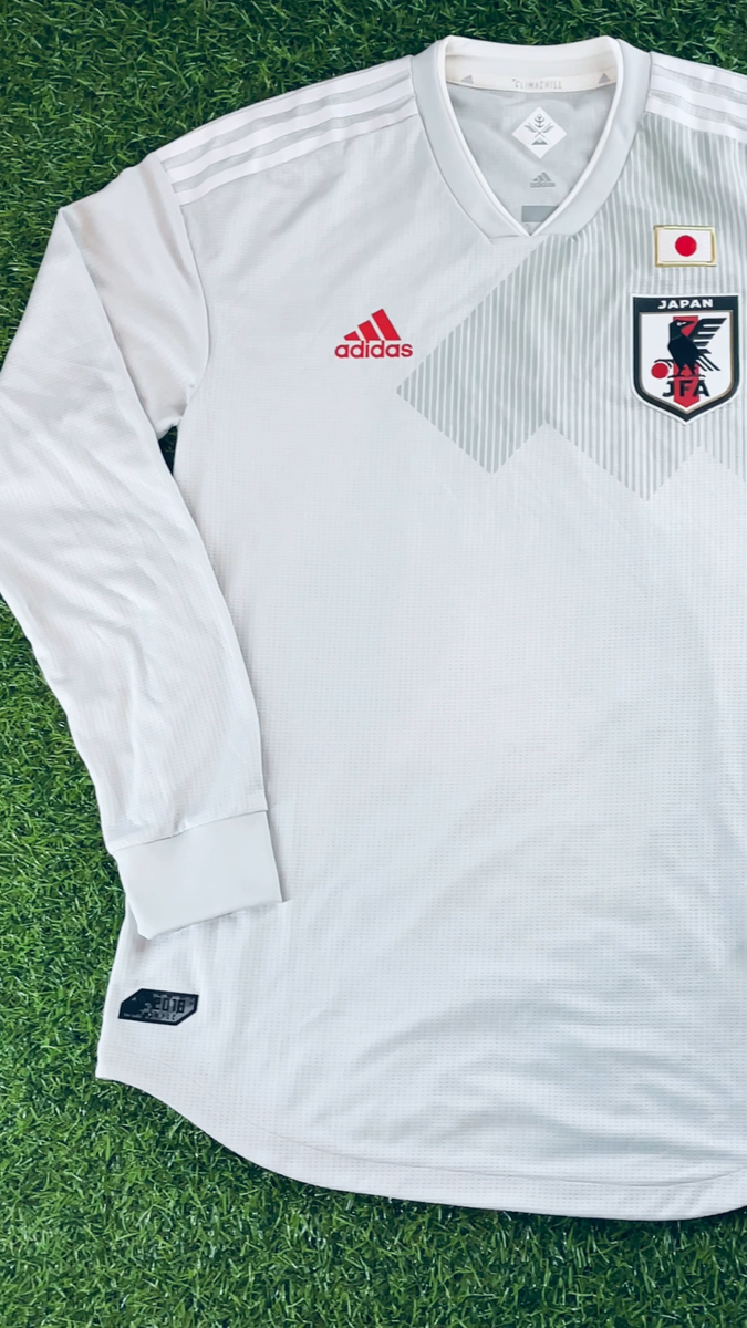 Japan 2018 Official Away Player Issue Long Sleeve Jersey Shirt Kit