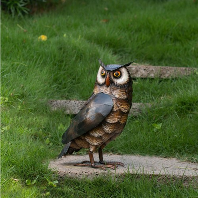 #ad #ad Sturdy amp; Charming Metal Owl Yard Art Unique Gift for Home Decor Lovers $103.99