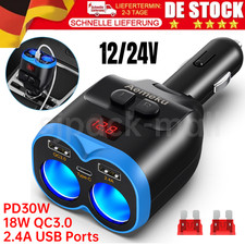 KFZ Auto 2 Steckdose Zigarettenanzünder Verteiler Adapter Dual-USB Ladegerät DHL KFZ Auto 2 Steckdose Zigarettenanzünder Verteiler Adapter Dual-USB Ladegerät DHL