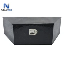 39"x16.5"x12" Trailer Tongue Aluminum Truck Bed Underbody Storage +Lock Tool Box