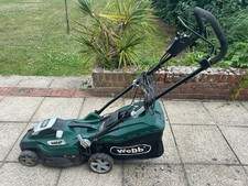 Webb ER36 36cm Electric Rotary Lawn Mower - Black/Green