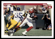 1997 Collector's Choice J.J. Stokes San Francisco 49ers #389 15645