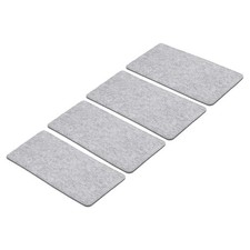 13.8'' 7'' Felt Bag Base Shaper, 4pcs Bag Bottom Organizer Rectangle, Gray