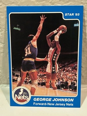 1984-85 Star Basketball George Johnson #92 New Jersey Nets NM