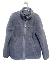 The North Face Girls Campshire Full Zip Fleece Gray Size S 7/8 Thick Pile