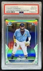 2023 Bowman Junior Caminero Chrome Lunar Glow Refractor 1st #BCP-61 Rays PSA 10