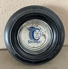 Vintage BF Goodrich Smileage Silvertown Tire Ashtray