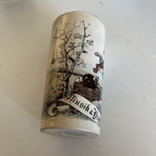 Vintage Souvenir Beer Cup Cedar Point Ohio Early 1900s Villeroy & Boch Mettlach 