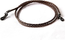 Eyeglass Holder-Classic Leather-Sunglass Strap or Glasses Strap-DESUAVE Brown