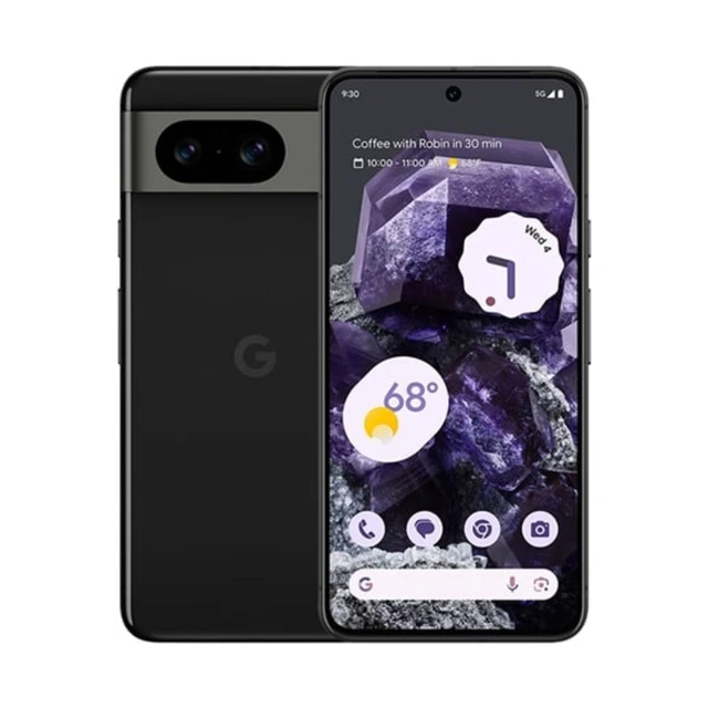 Google Pixel 8 256GB Obsidian Unlocked 92% Battery Android 16 New Screen - Good