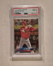 2018 Topps Chrome Shohei Ohtani Update PSA GEM MINT 10,Dominguez Relic,plus Auto