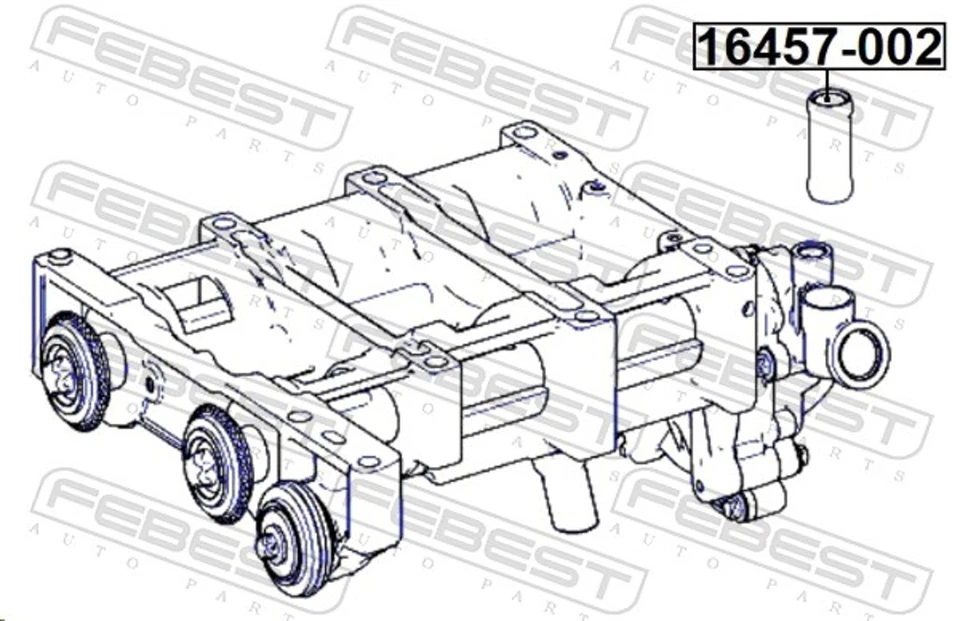 FEBEST Ölleitung Nockenwellenverstellung 16457-002 für MERCEDES KLASSE CL203 Bus - Bild 2 von 4