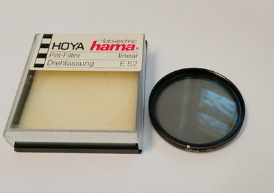 Hama Hoya E 52  Pol-Filter 450 520 linear Drehfassung 52 mm (B90)